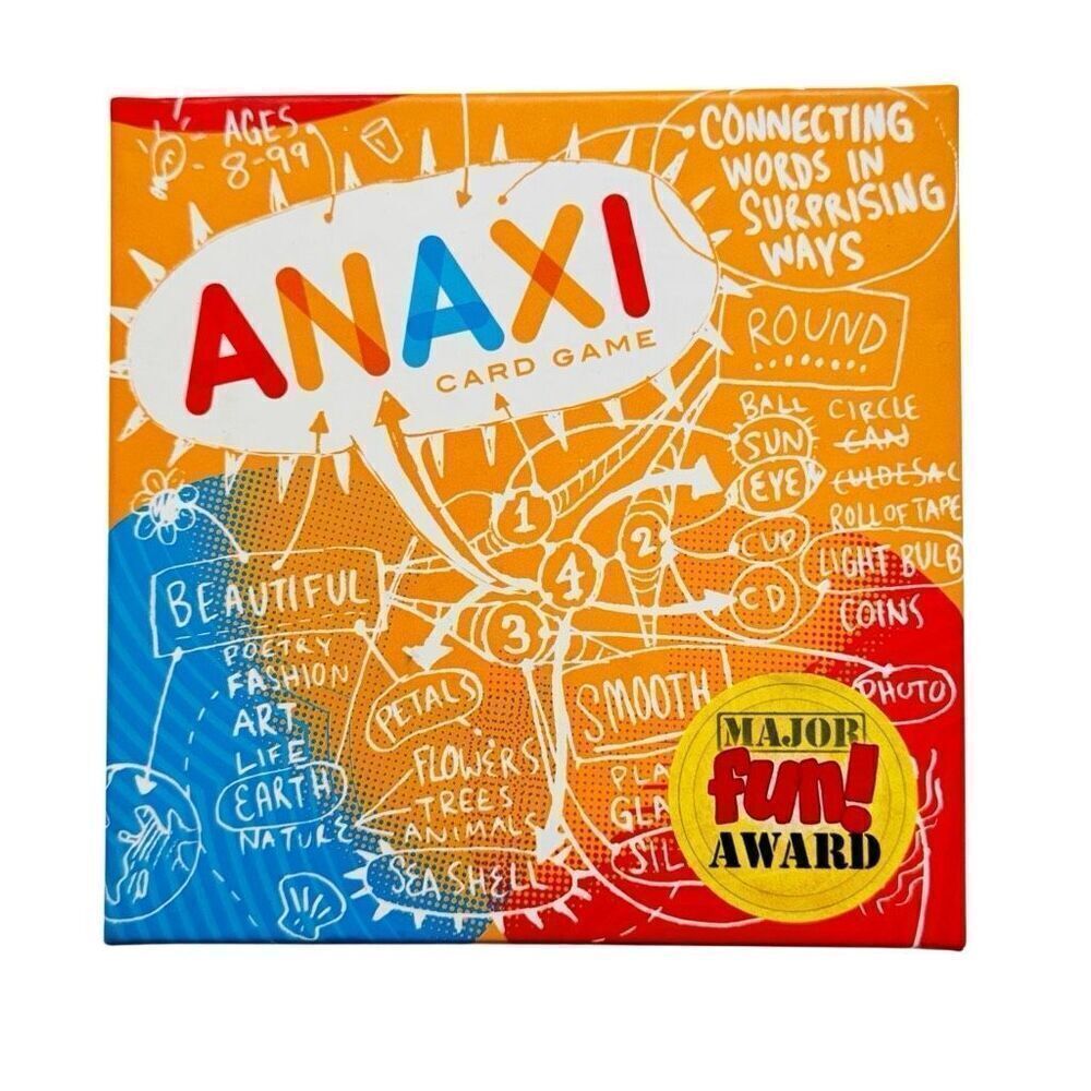 ANAXI FAMILY CARD GAME Connecting Words in Suprising Ways  NEW / SEALED